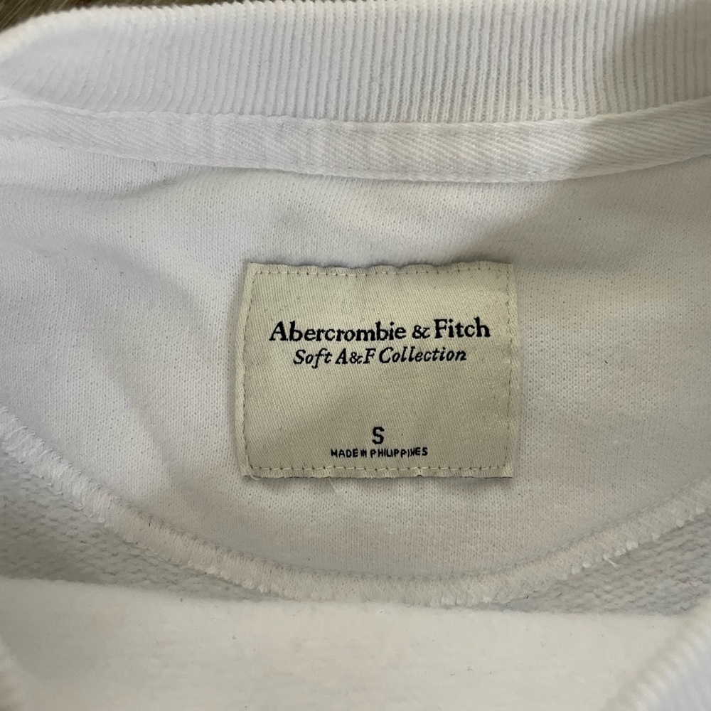 Abercrombie & Fitch White Palm Springs Sweatshirt - Picture 2 of 3